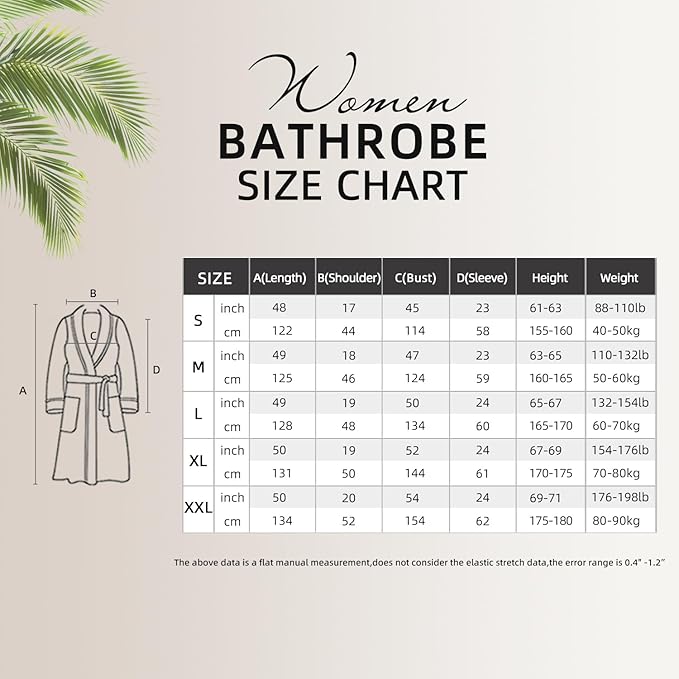 Womens Bathrobe